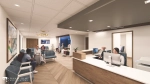New ortho clinic lobby and front desk.