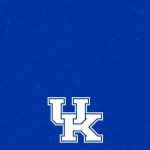 Blue background and UK logo